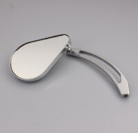 Mirror rear view mirror chopper left universal M10 thread teardrop shape