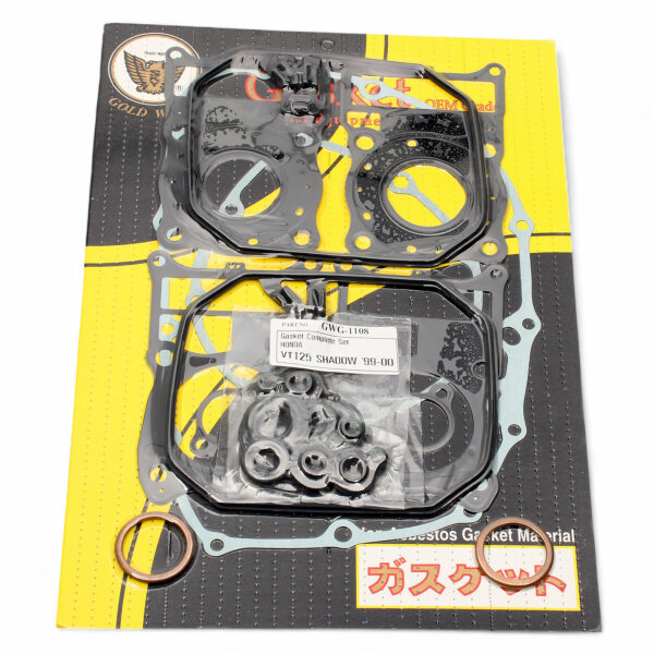 Engine gasket set complete for Honda VT 125 C C2 99-08 XL125 V 01-10