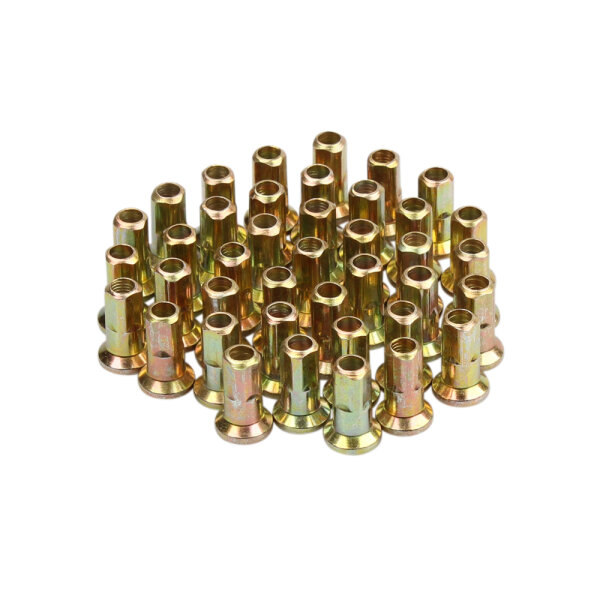 Spoke nipple set Gold Zinc 3.5 mm