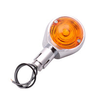 2-piece set of chrome ox-eye indicators Ø 22 mm