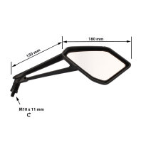 Mirror Left for Kawasaki Z 1000 F,G 2014-2016