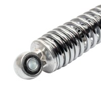 Shock absorber pair universal with chrome springs