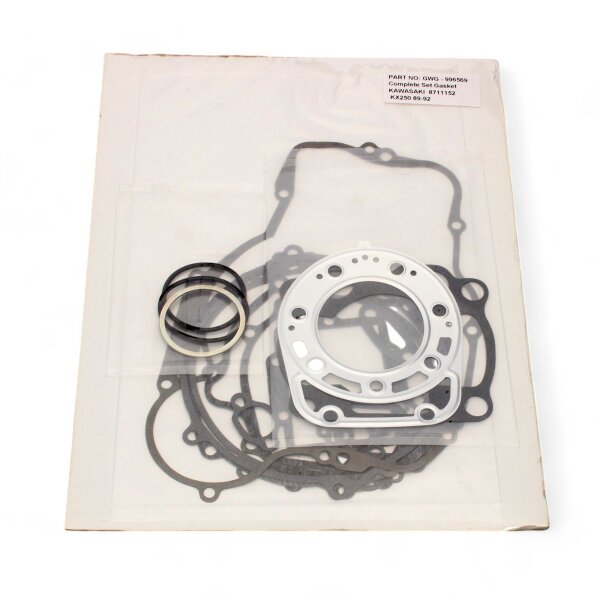 Engine gasket set complete for Kawasaki KX 250 2T 89-92