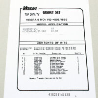 Motor Dichtsatz Dichtungssatz komplett für Kawasaki GPZ 305 84-89 Z 305 GP 1983