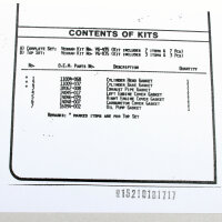 Engine gasket set complete for Kawasaki KH 125 A (KH125A) 77-80