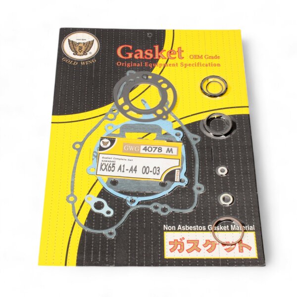 Engine gasket set complete for Kawasaki KX 65 A (KX065AAA) 00-01