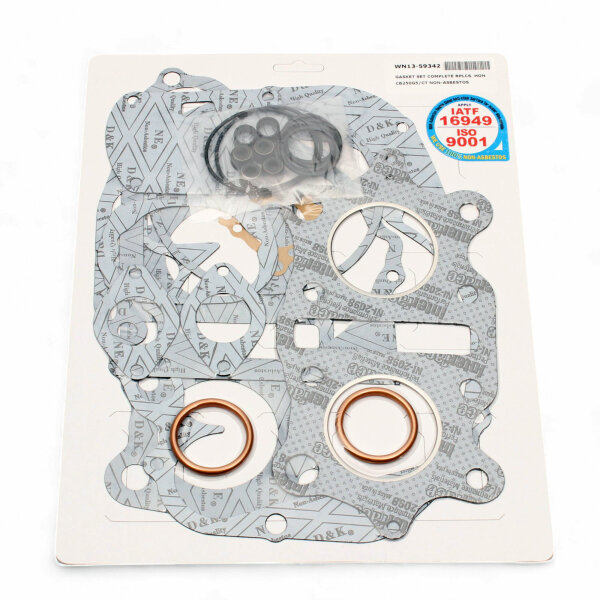 Engine gasket set complete for Honda CB 250 G 74-77 CJ 250 T 76-79