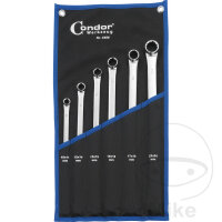 Condor double ring wrench set long 10-24 mm, 6 pieces
