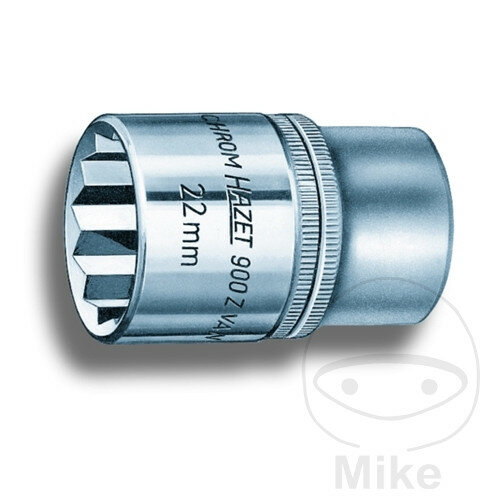 Chiave HAZET a 12 bussole 24 mm drive 1/2" lunghezza 44 mm