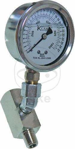 MANOMETER 1000 BAR 1/4 FUER HYDR HANDPUMPE