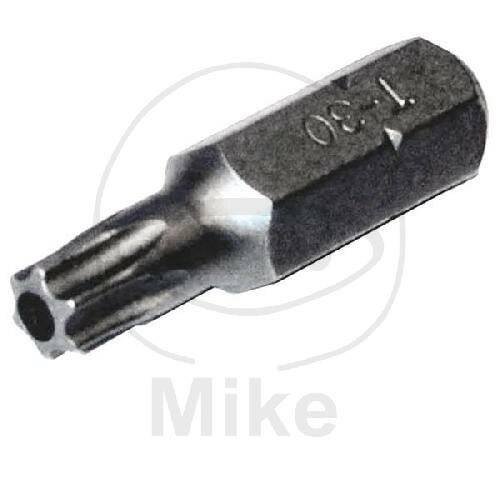 BIT TORX T27 MIT BOHRUNG LAENGE 25MM 1/4=6.3MM