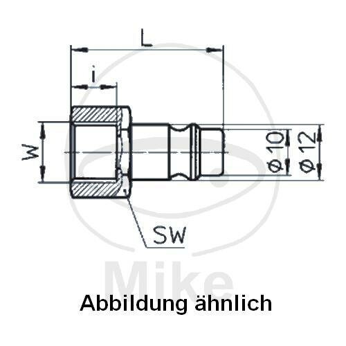 STECKNIPPEL STAHL IG 1/4