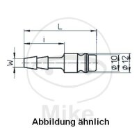 STECKNIPPEL STAHL LW 6MM