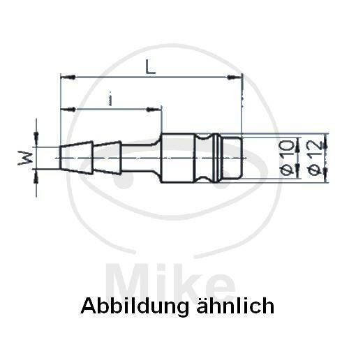 STECKNIPPEL STAHL LW 13MM