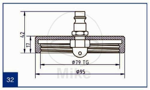 Couvercle de raccordement Stierius® n° 32 ATE 03.9302-0919.2