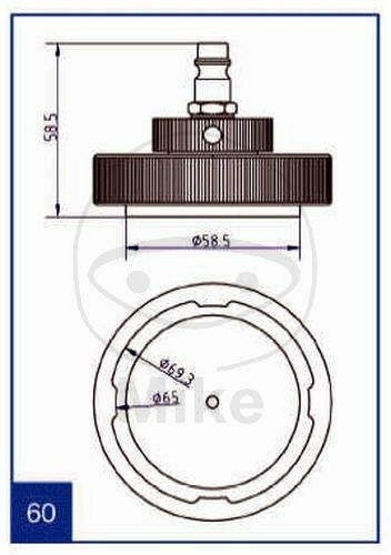 Stierius® connection cover no. 60 ATE 03.9302-0917.2