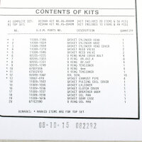 Motor Dichtsatz Dichtungssatz komplett für Kawasaki ZG 1200 Vouyager 87-03