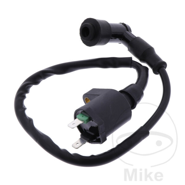 Ignition coil with spark plug connector JMP for Hercules Peugeot Sachs
