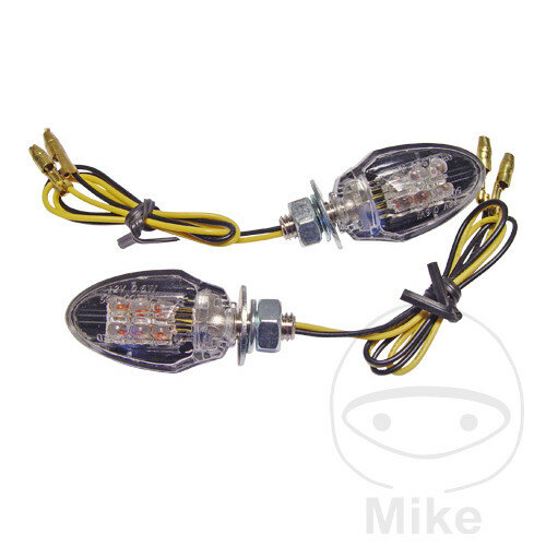 Miniblinker Paar JMP MINI 1 E Prüfzeichen LED 12V 0 6W M6 Anschluss 30