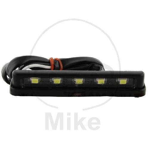 Kennzeichen Leuchte LED schwarz 12x69x15 mm mit Klebebefestigung