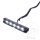 Luce targa LED nera 12x69x15 mm con montaggio adesivo