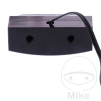 License plate light aluminum LED black anodized 23x43x16 mm