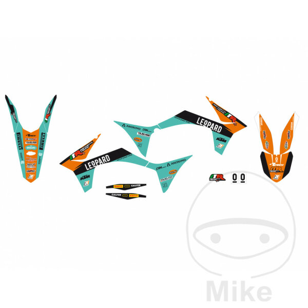 Set di adesivi BBR Replica 2018 per KTM EXC EXC-E SX SX-F