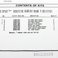 Motor Dichtsatz Dichtungssatz komplett für Kawasaki KH 250 B (KH250B) 76-80