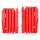 Set di protezione delle alette del radiatore rosso 04 per Honda CRF 250 R # 2010-2013