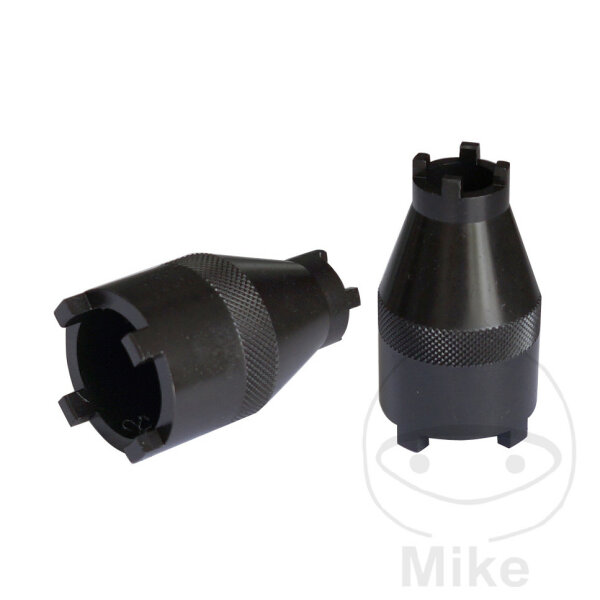 JMP Llave de tuerca acanalada 14/19,1 mm 25,9/34,1 mm para Suzuki 600 650 750 1000 1300