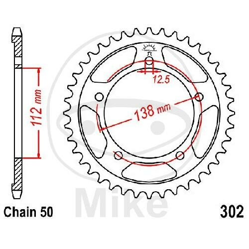 Sprocket  41 teeth pitch 530 112 / 138