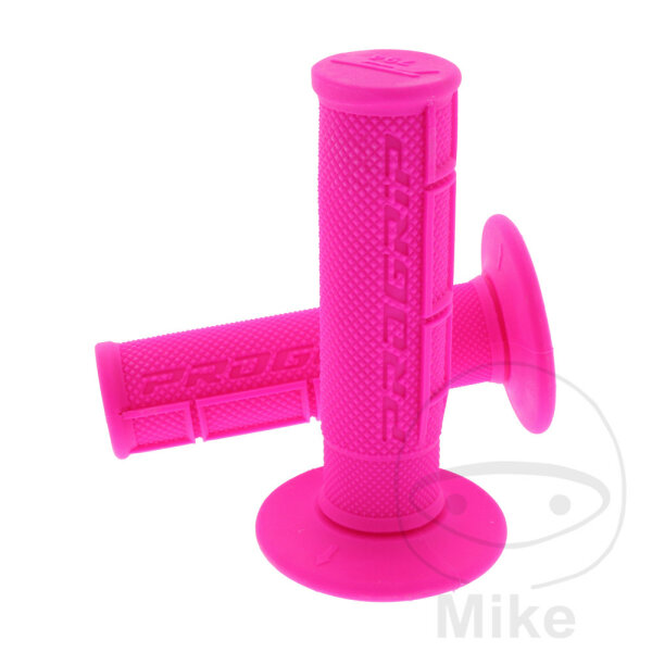 Juego de Gomas para Puños PROGRIP 794 Single Density MX Grip rosa neón 22 mm