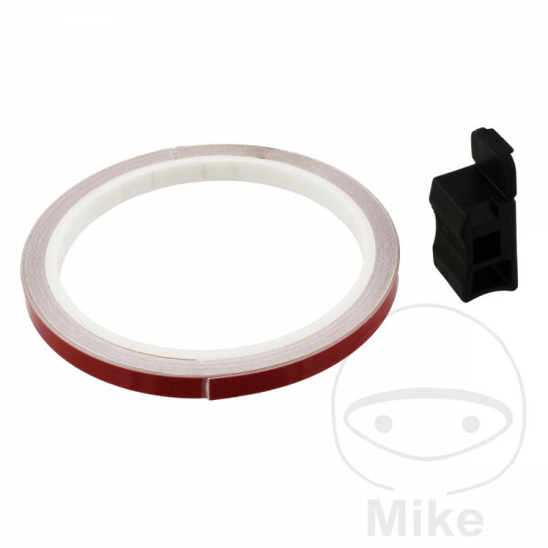 Sticker rim with applicator red