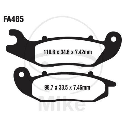 EBC Bremsklotz Satz Sinter R Off-Road FA465R