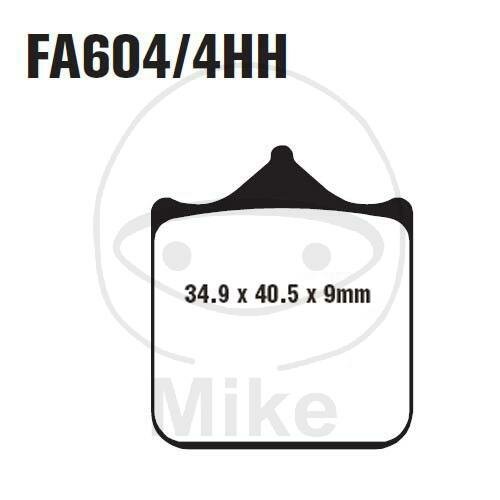 Pastiglie freno EBC GPFAX Formula Sintered Race GPFAX604/4HH