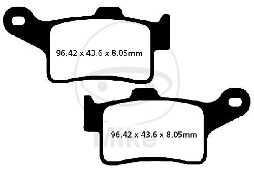 Pastiglie freno EBC standard FA631
