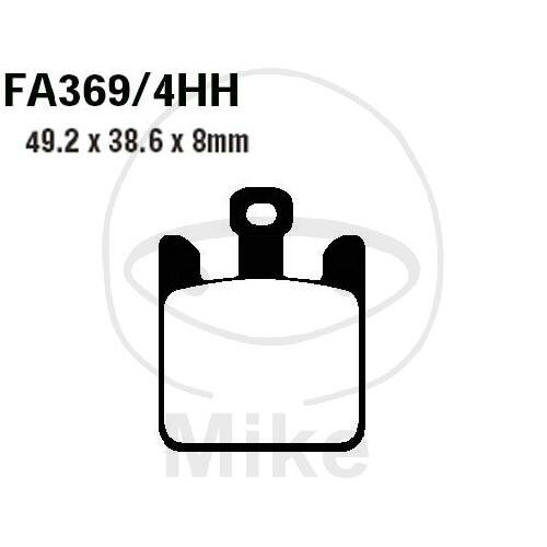 EBC Juego de pastillas de freno Sinter HH FA369/4HH