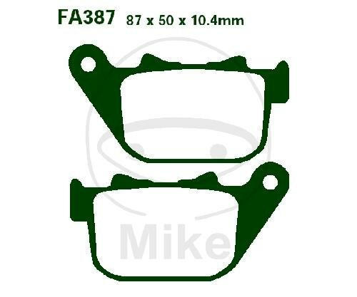 EBC brake pads standard FA387