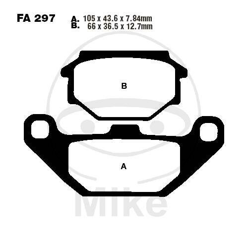 EBC Brake pads standard FA297