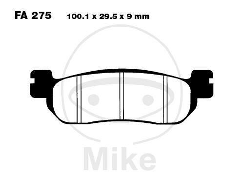 EBC brake pads standard FA275