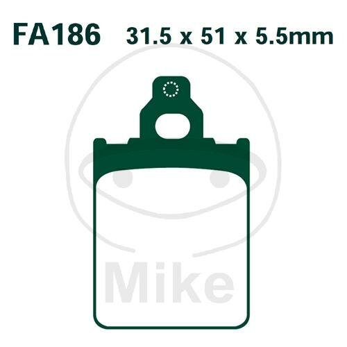 EBC Scooter brake pad set organic SFA186