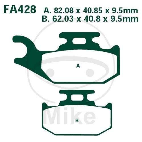 EBC Jeu de plaquettes de frein Sinter R Off-Road FA428R