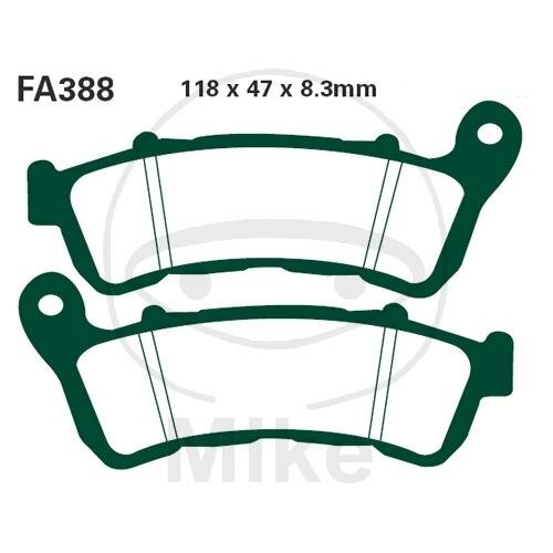 EBC SFA HH Plaquettes de frein frittées pour scooter SFA388HH