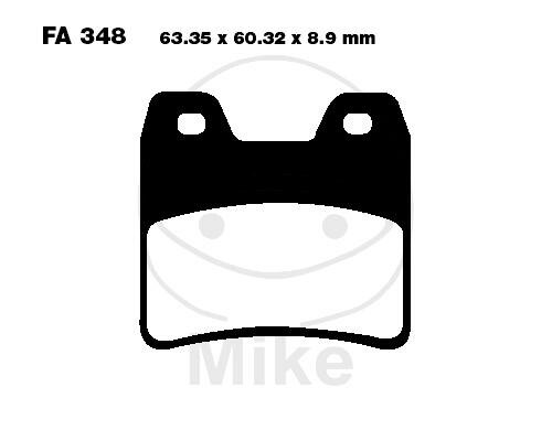 EBC Brake pad set Sinter HH FA348HH