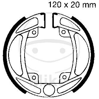 Zapatas de freno sin muelle para Kreidler Florett Puch Cobra 25 50 80 70-86