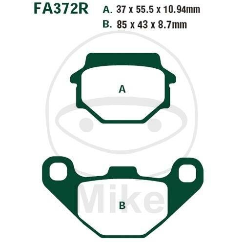 EBC Brake pads Standard FA372TT