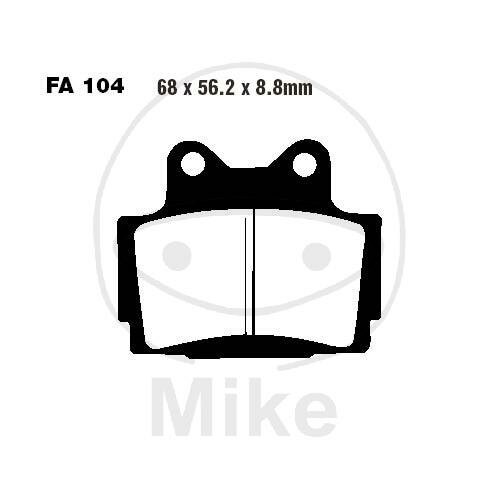 EBC Brake pads Standard FA104