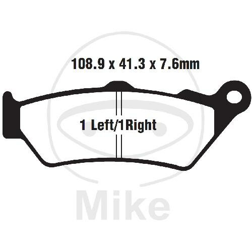 EBC Scooter brake pad set organic SFA209/2