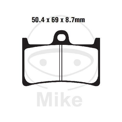 EBC Scooter brake pad set organic SFA252