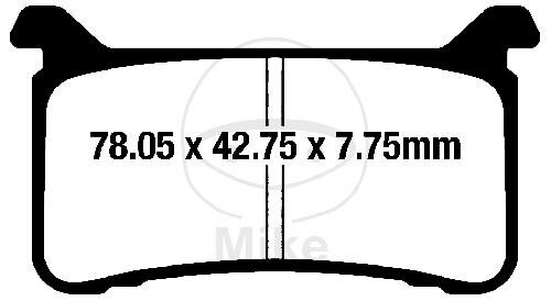 EBC Extreme Pro Bremsklotz Satz Sinter EPFA EPFA700HH